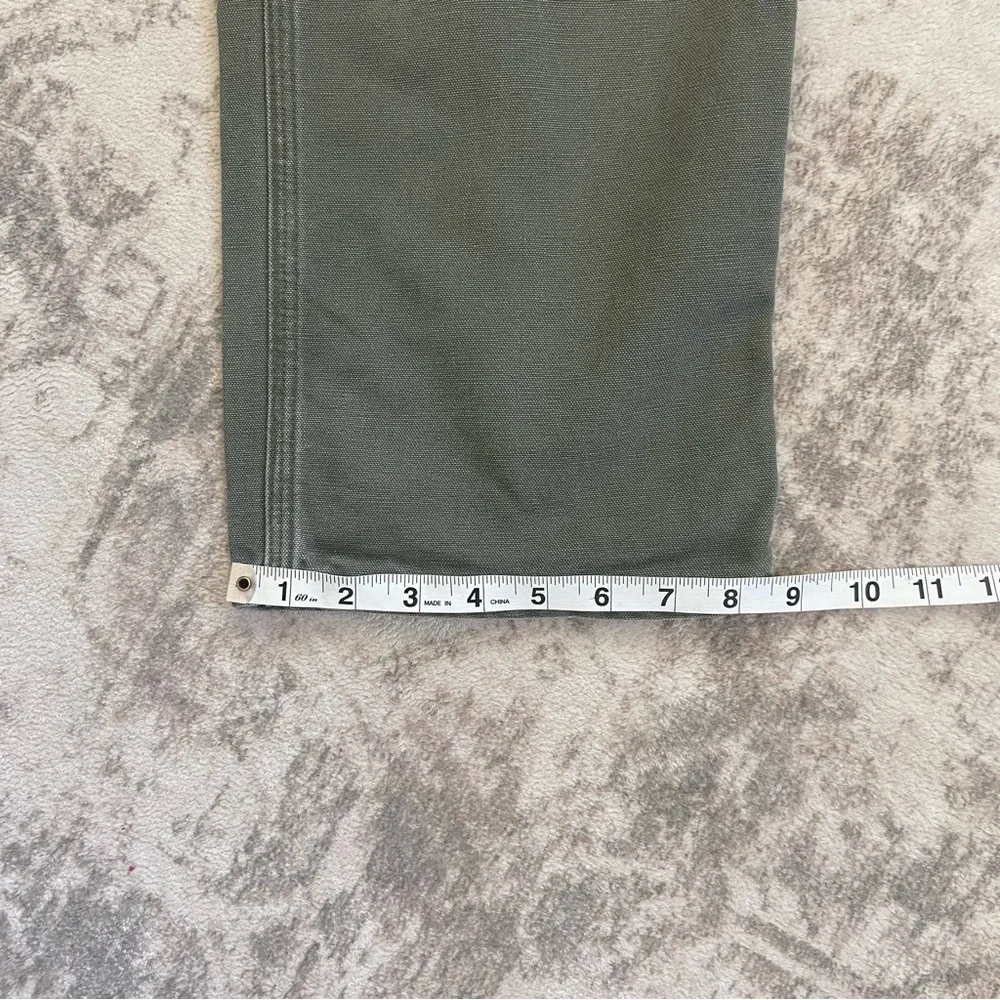 Carhartt Men's Rugged Relaxed Fit Olive Green Cargo Carpenter Pants 34x32 - Picture 10 of 12